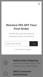 Mobile Screenshot of howardsfoamandfabrics.com
